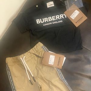 Baby boy’s Burberry Top & Trousers
